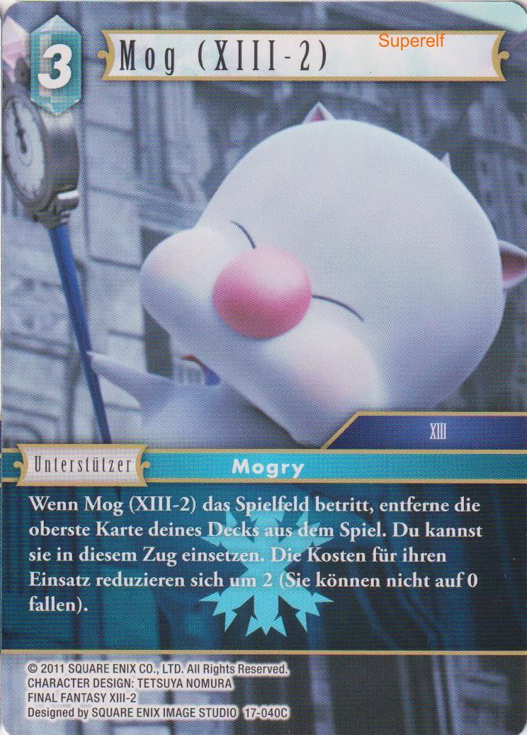 Final Fantasy Opus 17-040 C Mog (XIII-2) Eis
