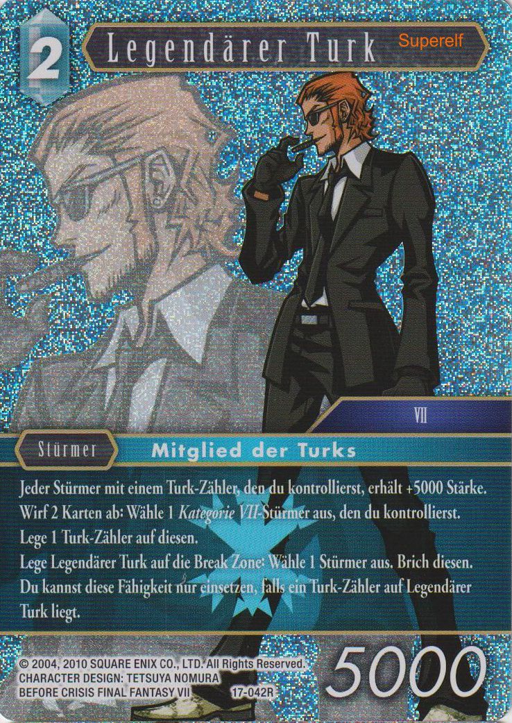 Final Fantasy Opus 17-042 R Legenärer Turk Eis