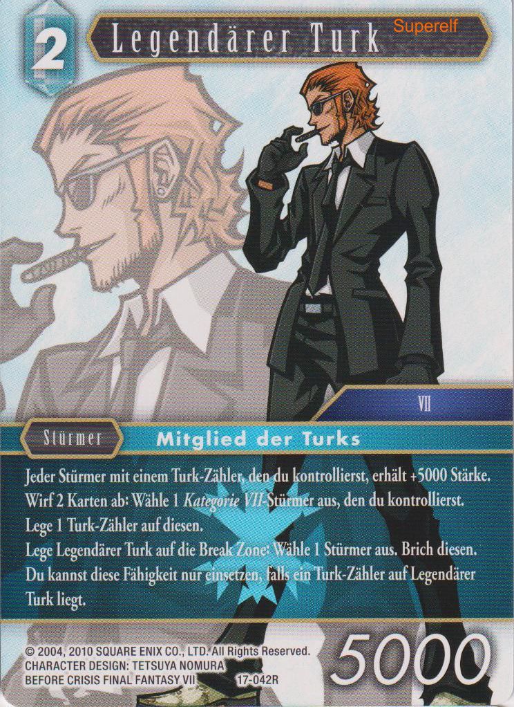 Final Fantasy Opus 17-042 R Legenärer Turk Eis