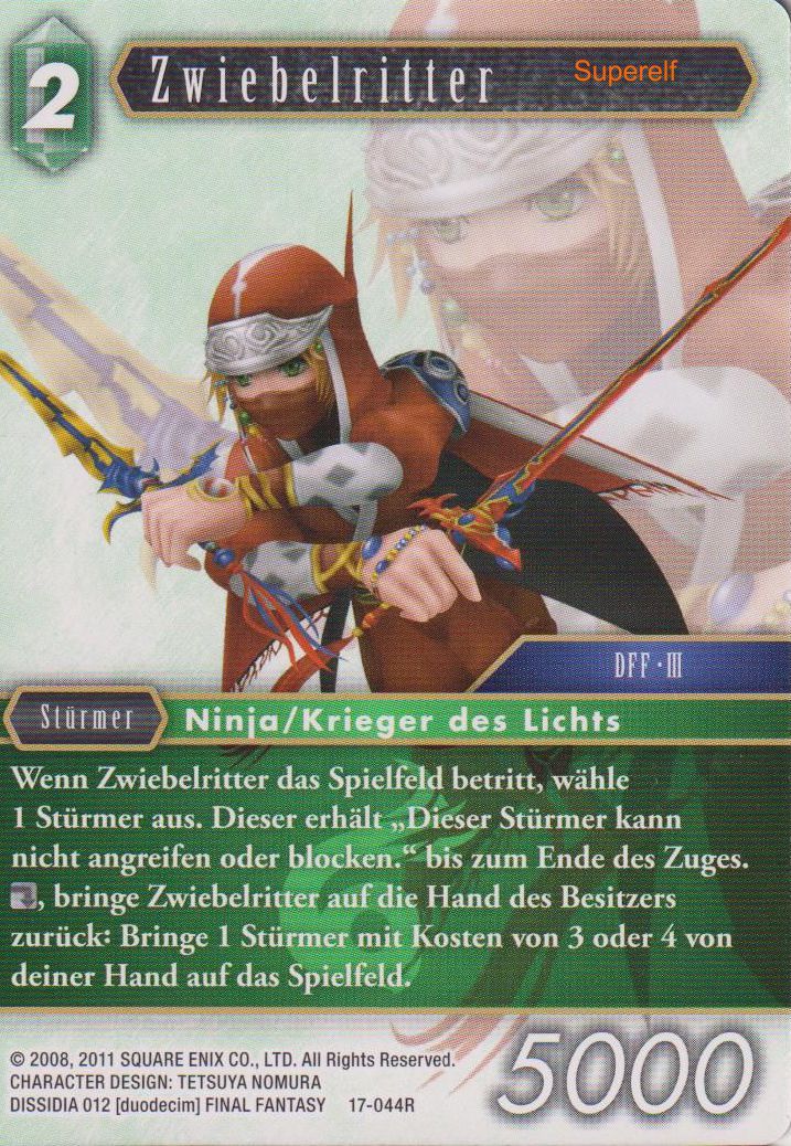 Final Fantasy Opus 17-044 R  Zwiebelritter Wind