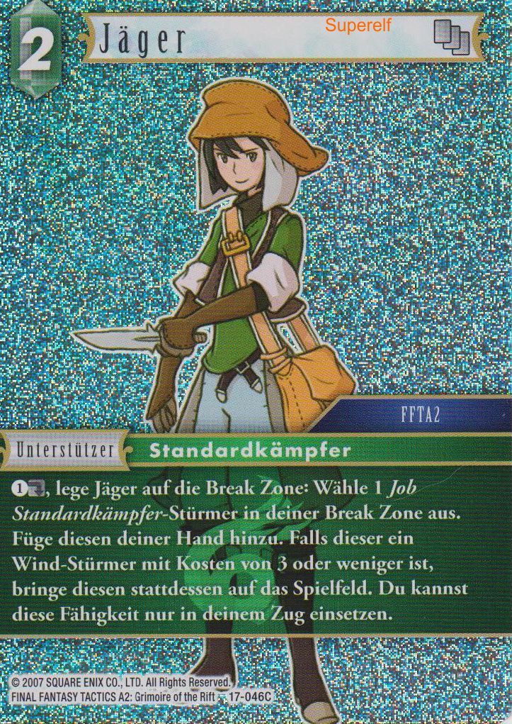 Final Fantasy Opus 17-046 C Jäger Wind