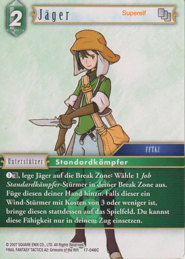Final Fantasy Opus 17-046 C Jäger Wind