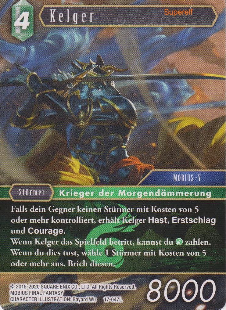 Final Fantasy Opus 17-047 L Kelger Wind