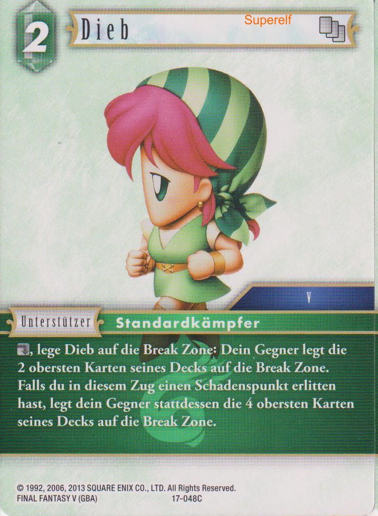 Final Fantasy Opus 17-048 C Dieb Wind