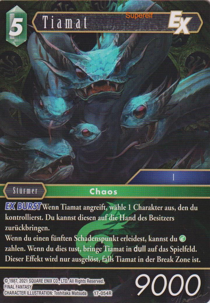 Final Fantasy Opus 17-054 R Tiamat Wind