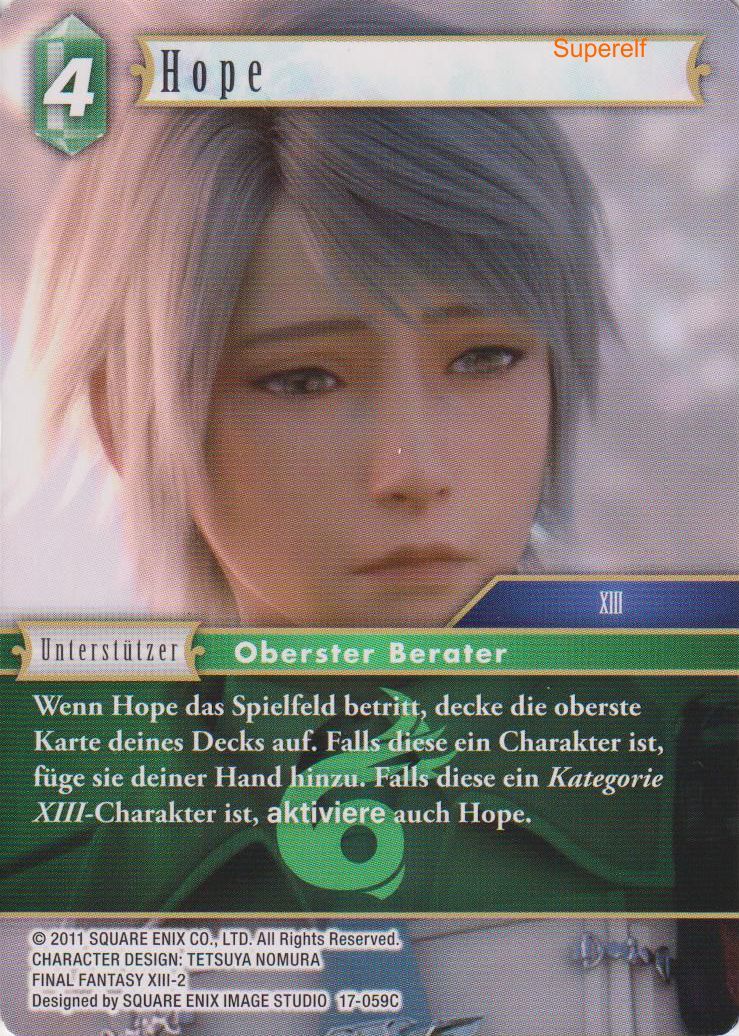 Final Fantasy Opus 17-059 C Hope Wind