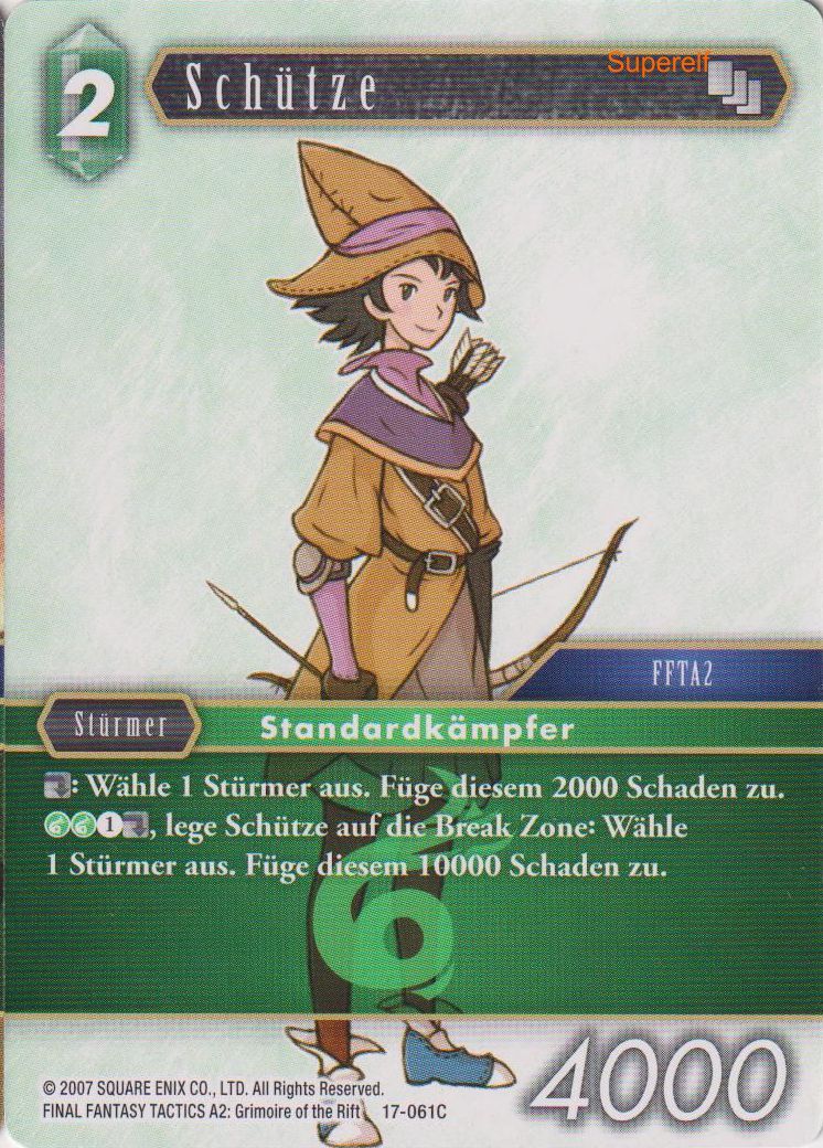 Final Fantasy Opus 17-061 C Schütze Wind