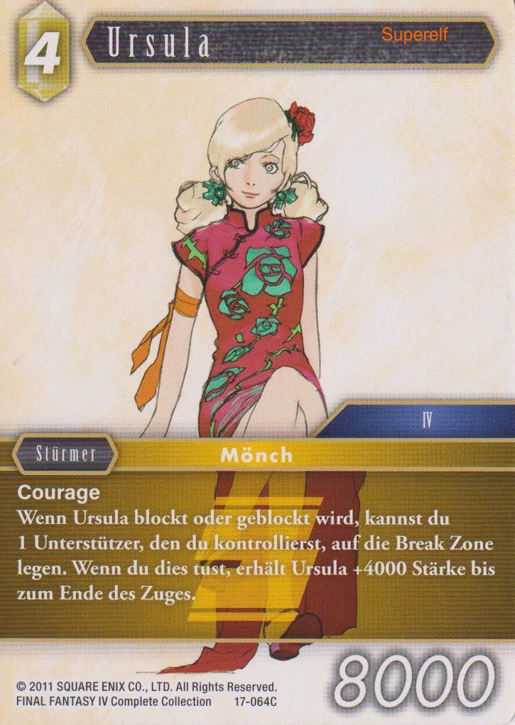 Final Fantasy Opus 17-064 C Ursula Erde
