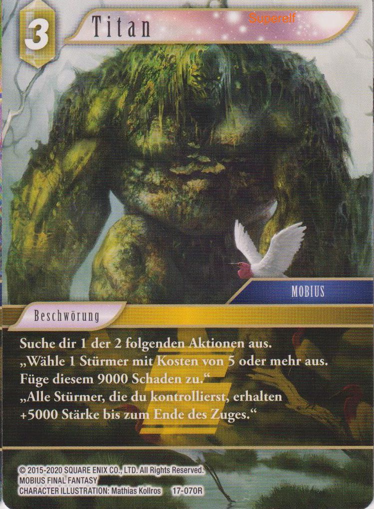 Final Fantasy Opus 17-070 R Titan Erde