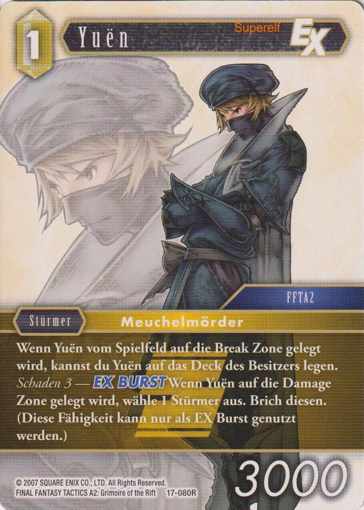 Final Fantasy Opus 17-080 R Yuen Erde