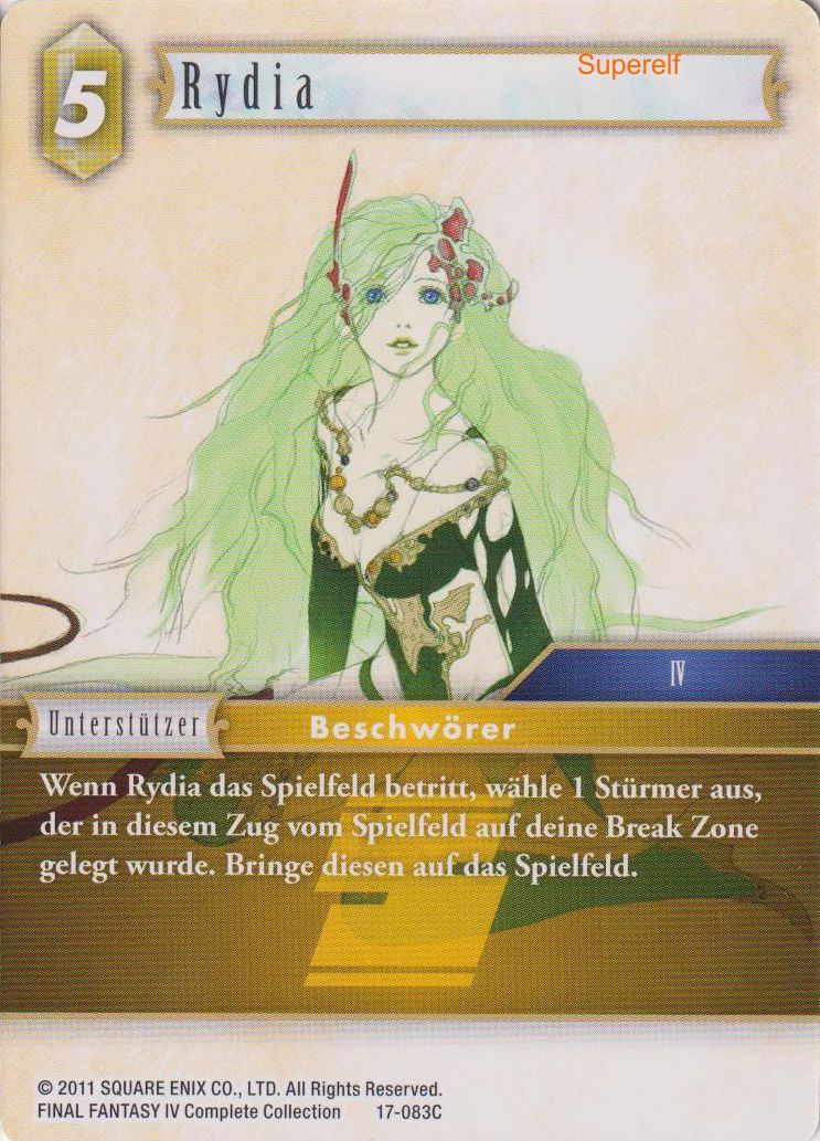 Final Fantasy Opus 17-083 C Rydia Erde