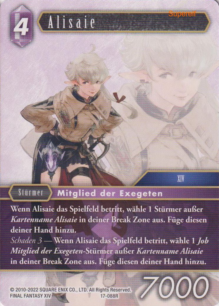 Final Fantasy Opus 17-088 R Alisaie Blitz