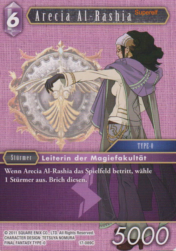 Final Fantasy Opus 17-089 C Arecia Al-Rashia Blitz