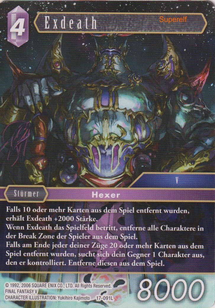 Final Fantasy Opus 17-091 L Exdeath Blitz