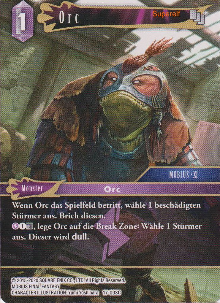 Final Fantasy Opus 17-093 C Orc Blitz