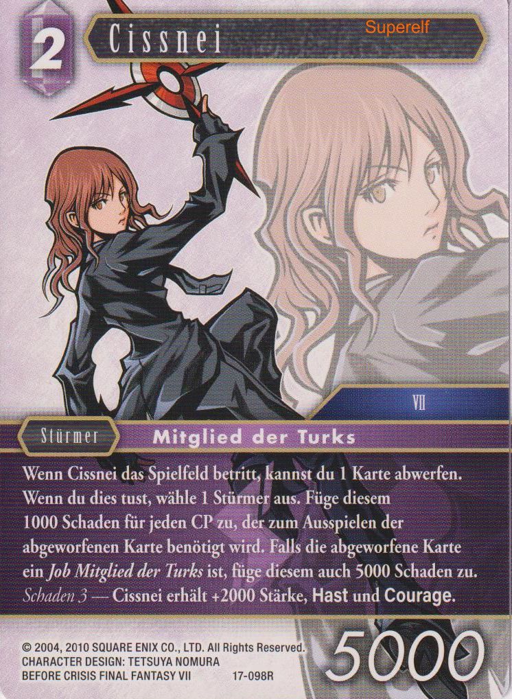 Final Fantasy Opus 17-098 R Cissnei Blitz