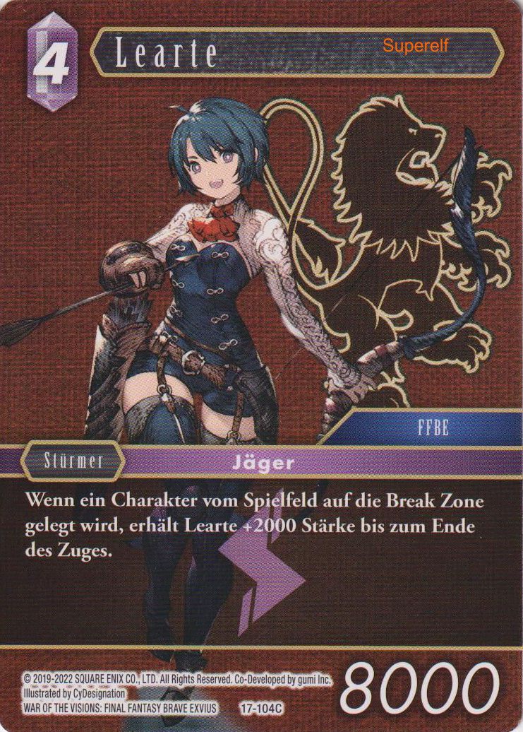 Final Fantasy Opus 17-104 C Learte Blitz