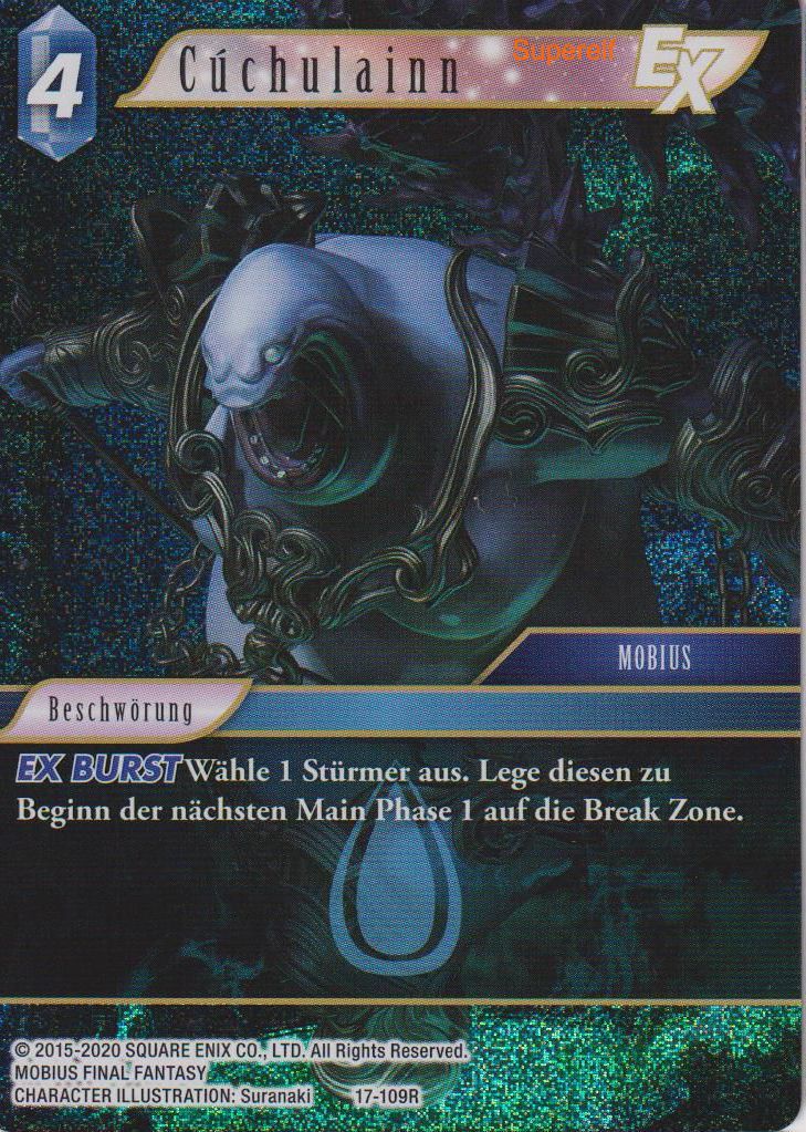Final Fantasy Opus 17-109 R Cuchulainn Wasser