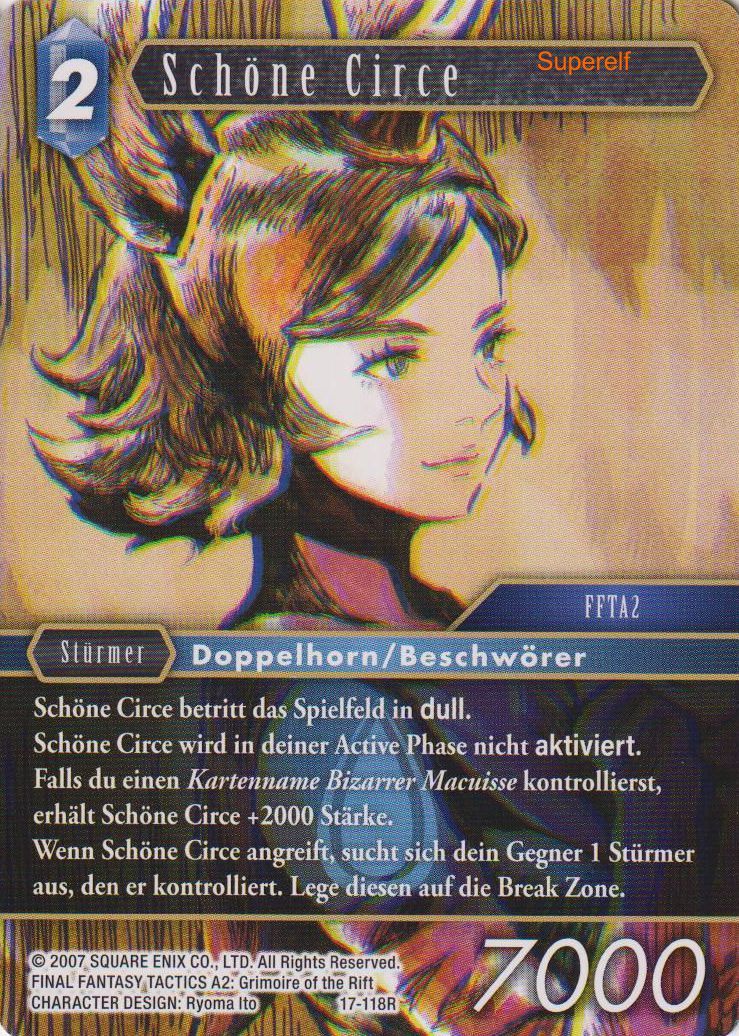 Final Fantasy Opus 17-118 R Schöne Circe Wasser
