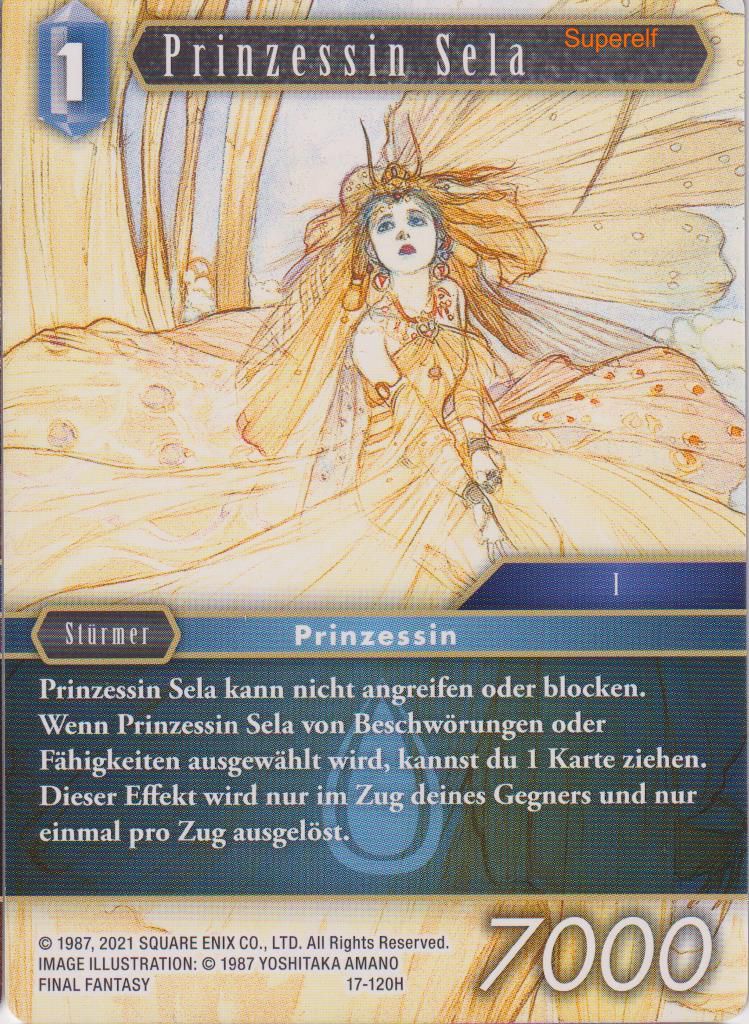 Final Fantasy Opus 17-120 H Prinzessin Sela Wasser