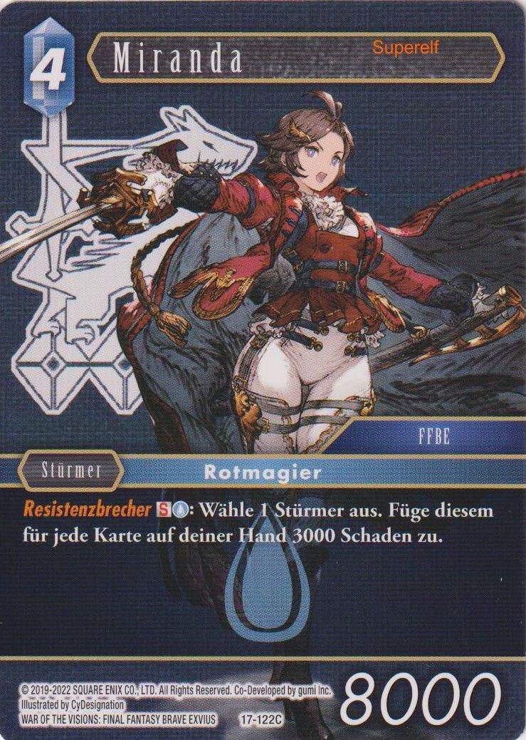 Final Fantasy Opus 17-122 C Miranda Wasser
