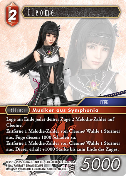 Final Fantasy Opus 18-004 R Cleome Feuer
