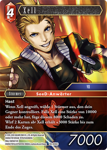 Final Fantasy Opus 18-006 C Xell Feuer
