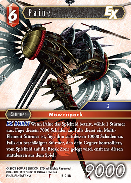 Final Fantasy Opus 18-011 R Paine Feuer