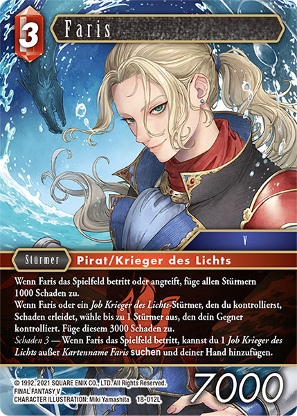 Final Fantasy Opus 18-012 L Faris Feuer