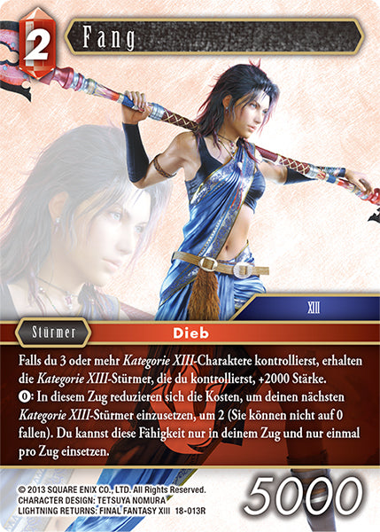 Final Fantasy Opus 18-013 R Fang Feuer