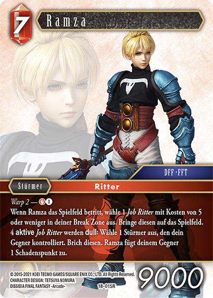 Final Fantasy Opus 18-015 R Ramza Feuer