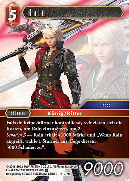 Final Fantasy Opus 18-017 R Rain Feuer
