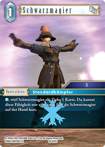 Final Fantasy Opus 18-022 C Schwarzmagier Eis