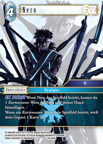 Final Fantasy Opus 18-028 C Nero Eis