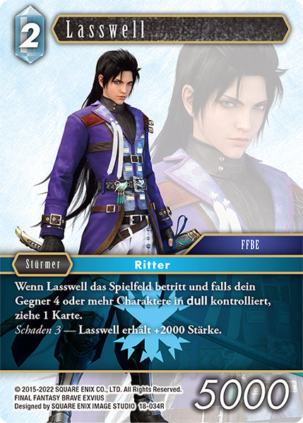 Final Fantasy Opus 18-034 R Lasswell Eis