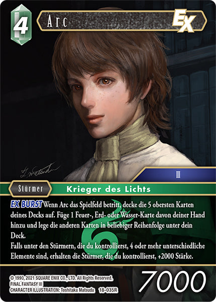 Final Fantasy Opus 18-035 R Arc Wind