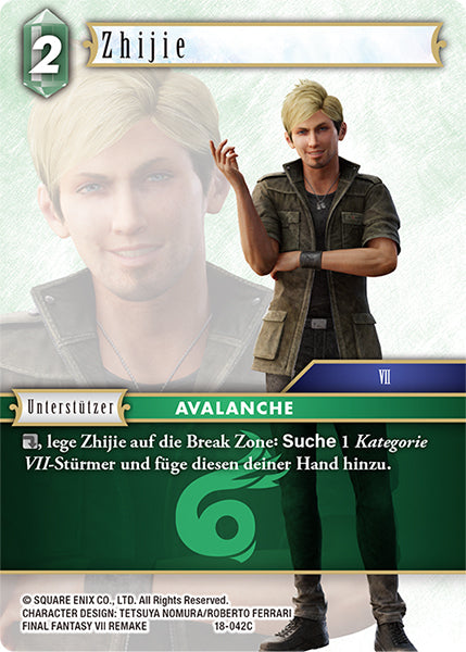 Final Fantasy Opus 18-042 C Zhijie Wind
