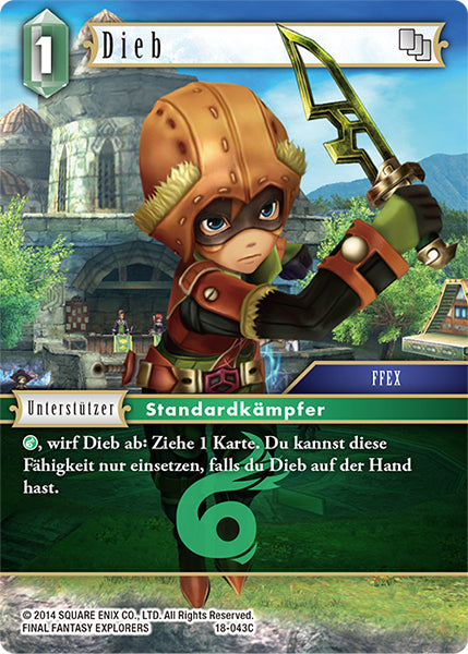 Final Fantasy Opus 18-043 C Dieb Wind