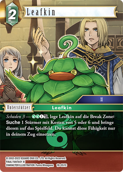 Final Fantasy Opus 18-051 C Leafkin Wind