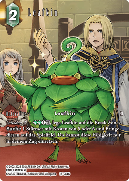 Final Fantasy Opus 18-051 C Leafkin Wind