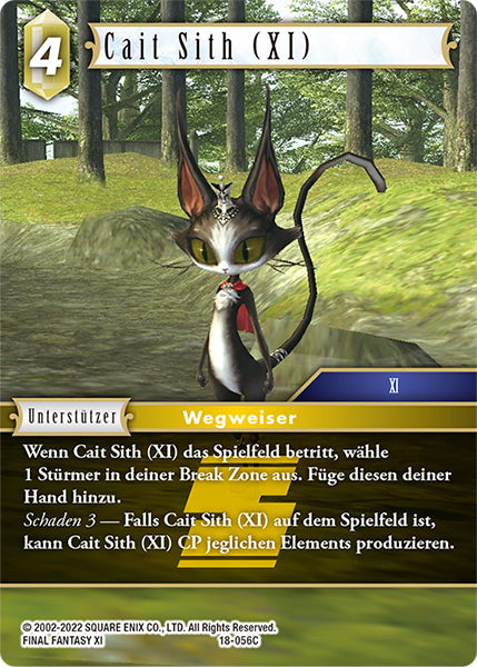 Final Fantasy Opus 18-056 C Cait Sith (XI) Erde