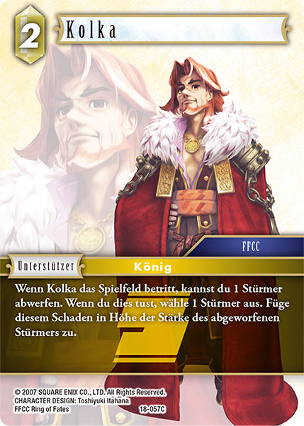 Final Fantasy Opus 18-057 C Kolka Erde