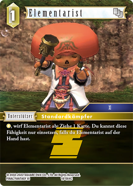 Final Fantasy Opus 18-064 C Elementarist Erde