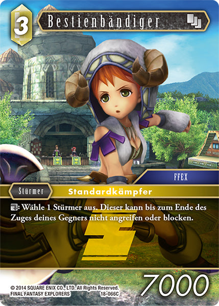 Final Fantasy Opus 18-066 C Bestienbändiger Erde