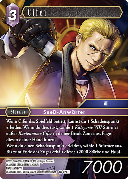 Final Fantasy Opus 18-075 R Cifer Blitz