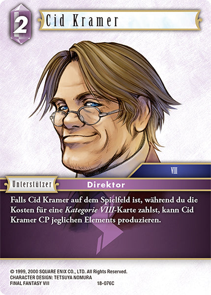 Final Fantasy Opus 18-076 C Cid Kramer Blitz