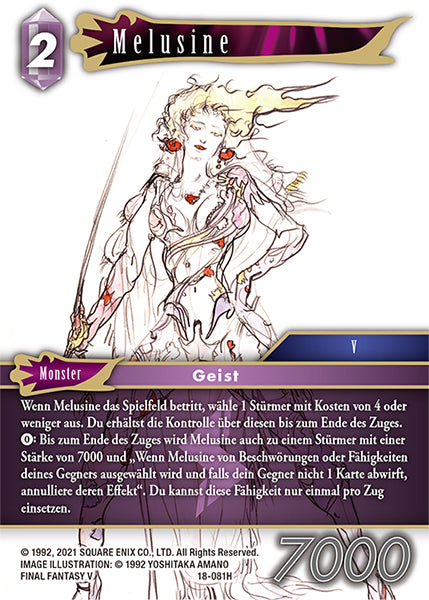 Final Fantasy Opus 18-081 H Melusine Blitz