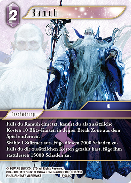 Final Fantasy Opus 18-084 C Ramuh Blitz