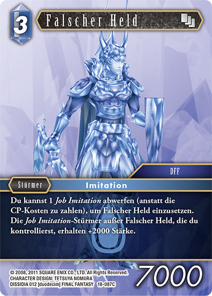 Final Fantasy Opus 18-087 C Falscher Held Wasser