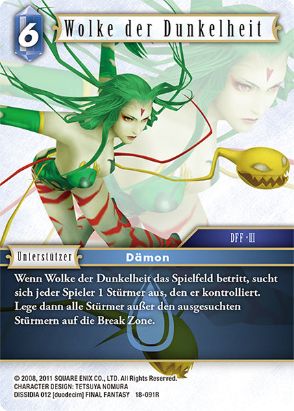Final Fantasy Opus 18-091 R Wolke der Dunkelheit Wasser